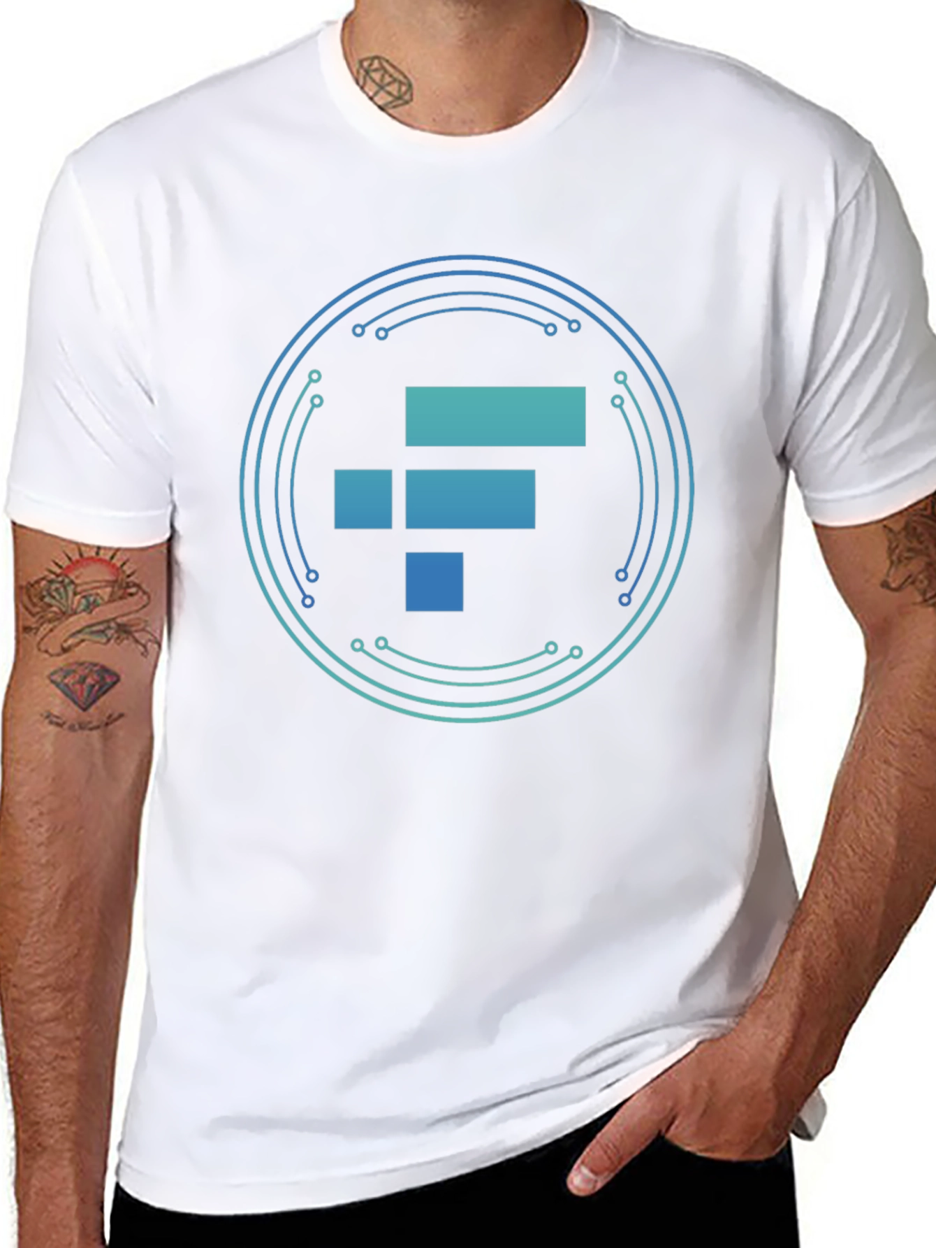 Tech Circuit FTX Logo Black T-Shirt