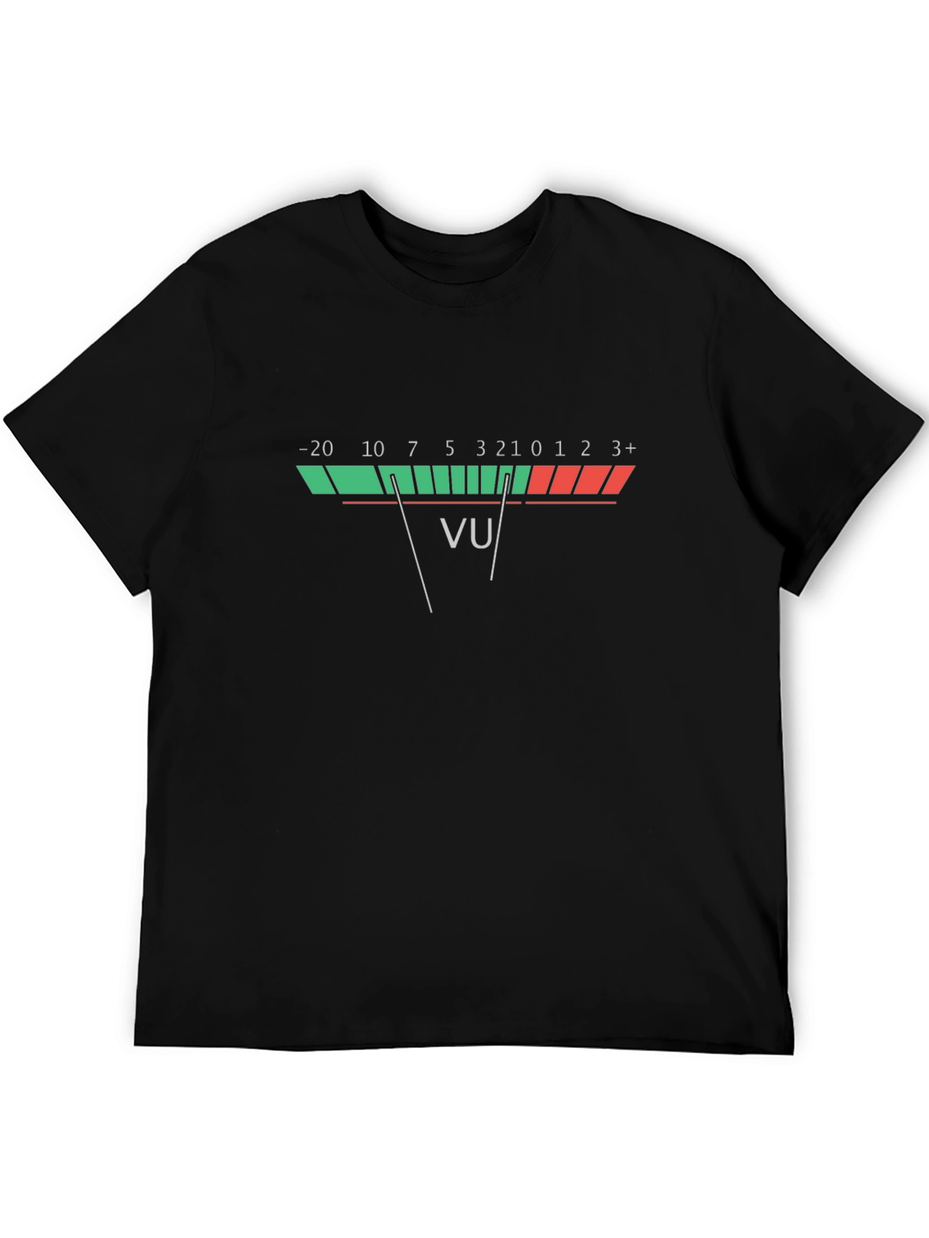 VU Meter T-Shirt - Audio Engineer Tee