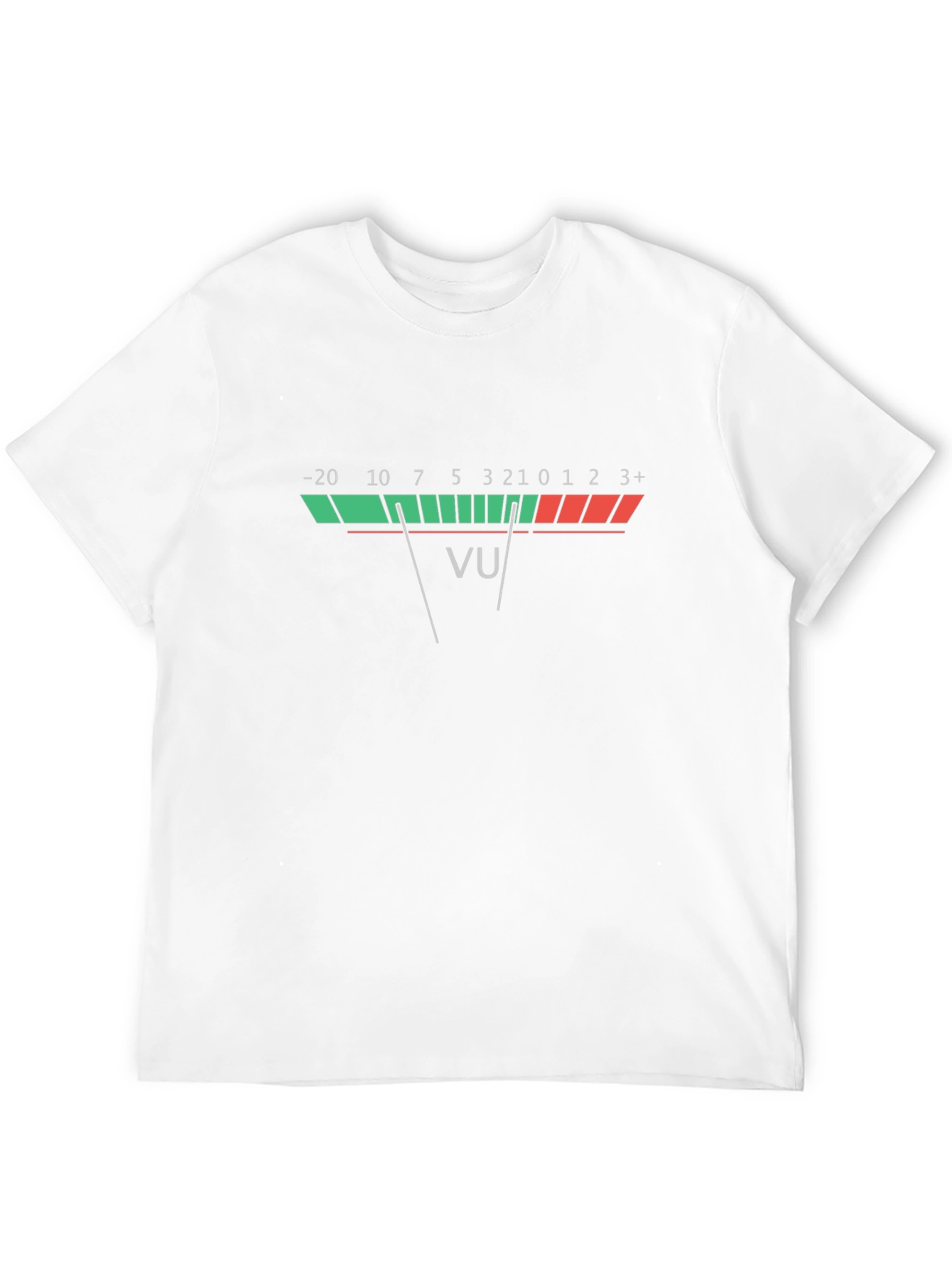 VU Meter T-Shirt - Audio Engineer Tee