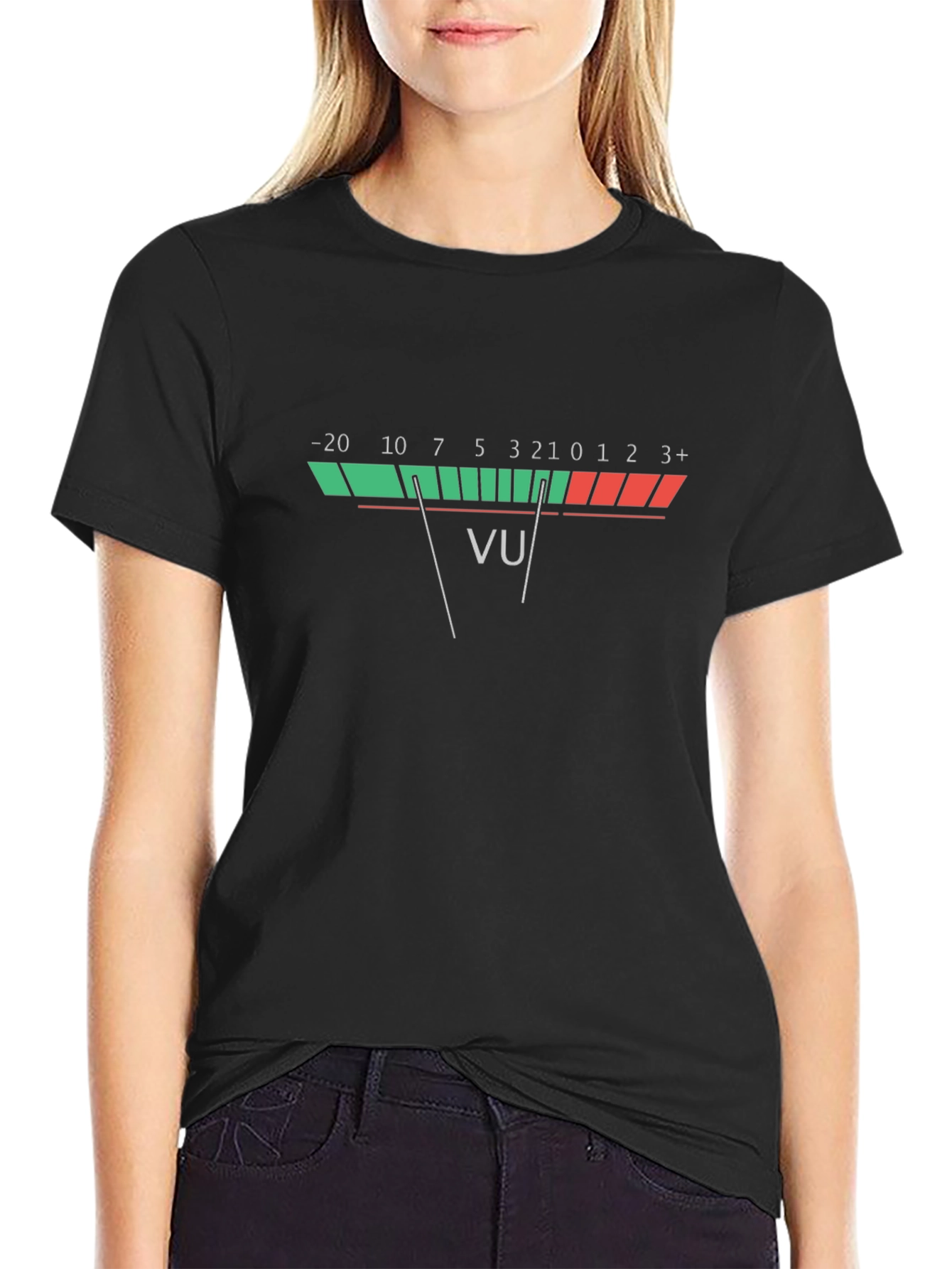VU Meter T-Shirt - Audio Engineer Tee