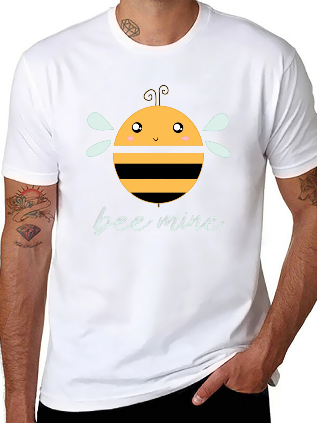 Bee Mine Graphic Tee - Cute Valentines Day Shirt