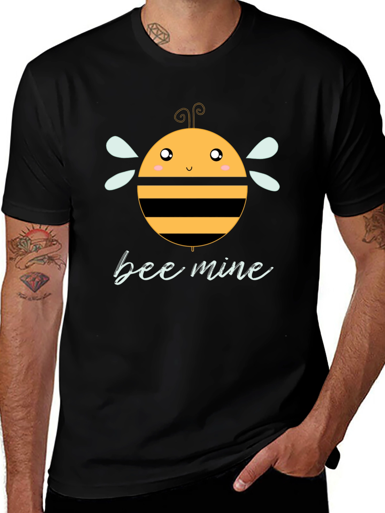 Bee Mine Graphic Tee - Cute Valentines Day Shirt