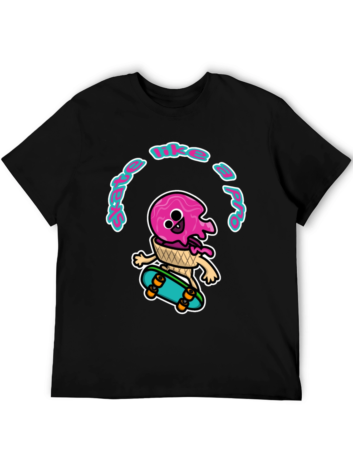 Skate Like a Pro Ice Cream T-Shirt