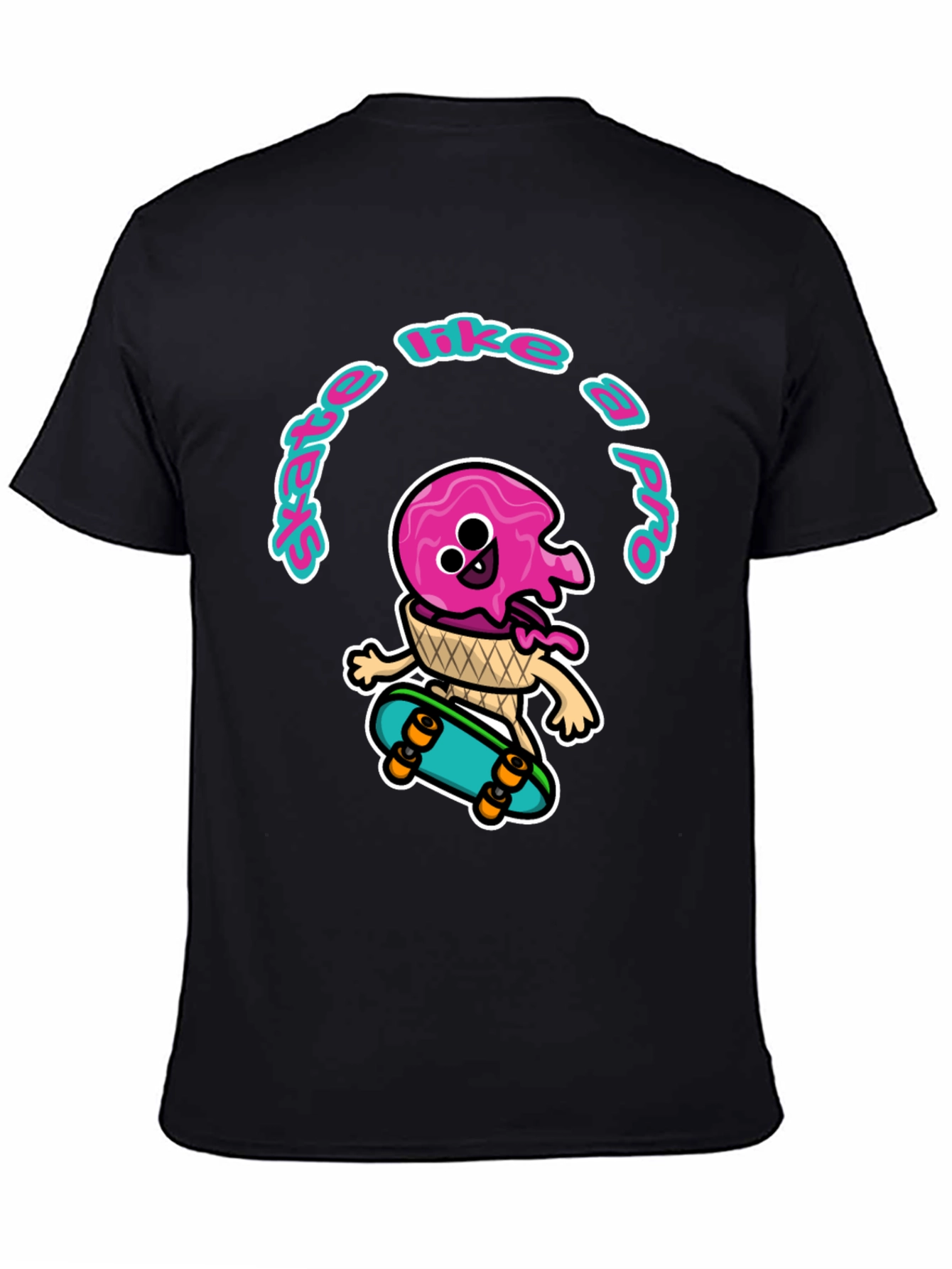 Skate Like a Pro Ice Cream T-Shirt