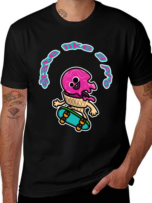 Skate Like a Pro Ice Cream T-Shirt