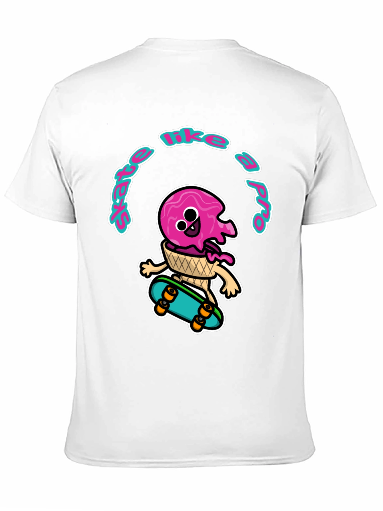 Skate Like a Pro Ice Cream T-Shirt