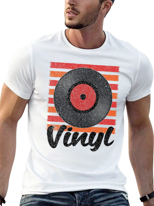 Retro Vinyl Record Graphic Tee