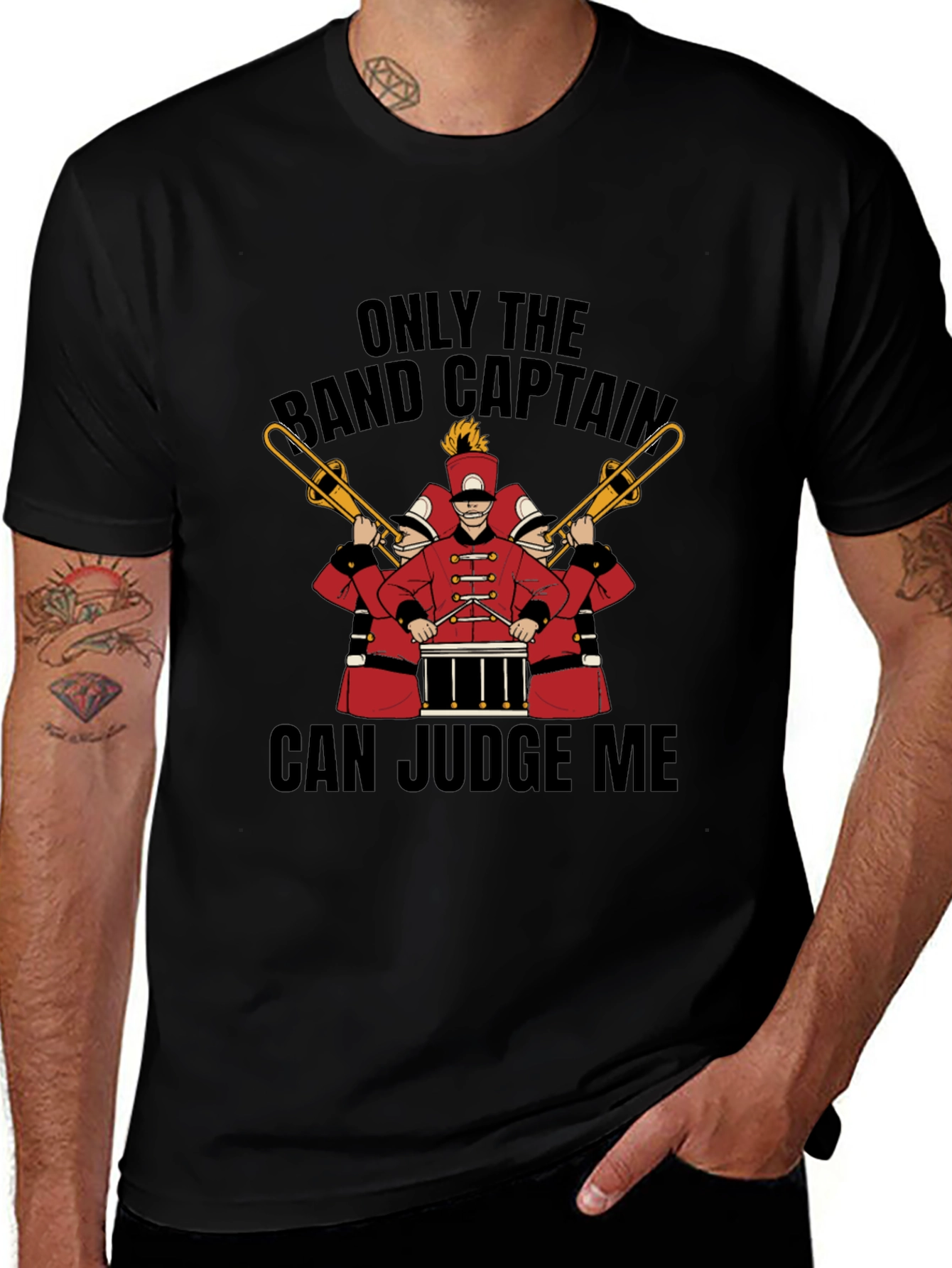 Band Captain Judge Me Graphic T-Shirt