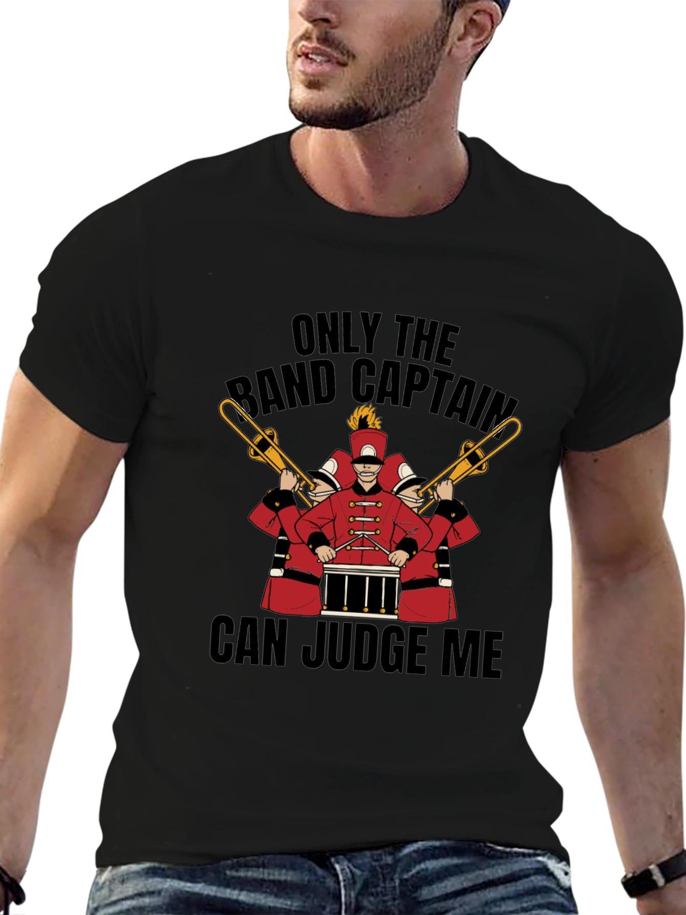 Band Captain Judge Me Graphic T-Shirt
