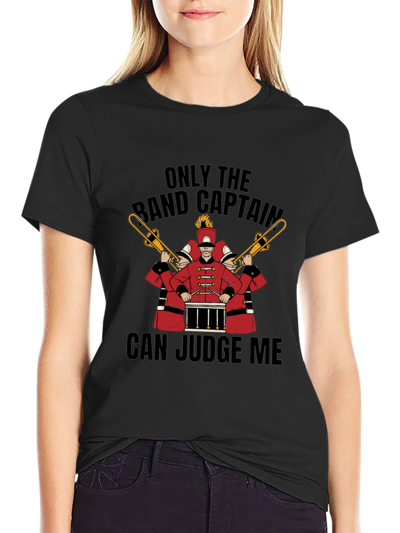 Band Captain Judge Me Graphic T-Shirt