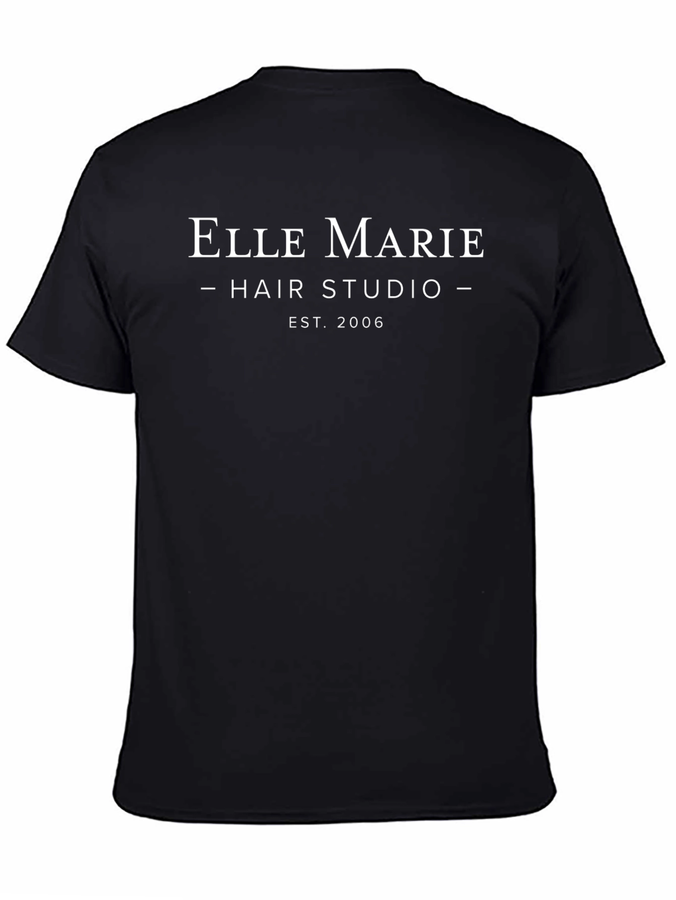 Elle Marie Hair Studio Black T-Shirt
