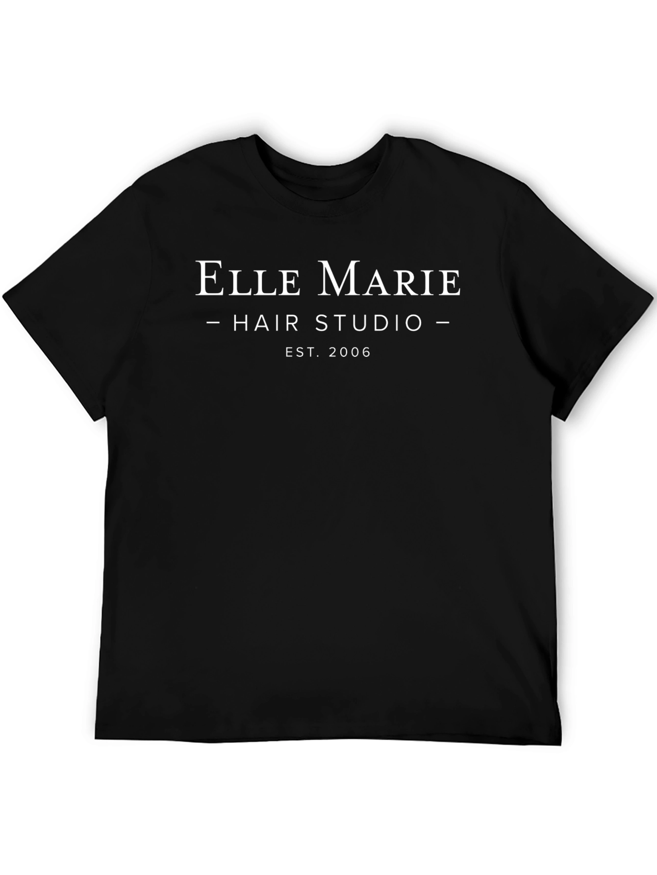 Elle Marie Hair Studio Black T-Shirt