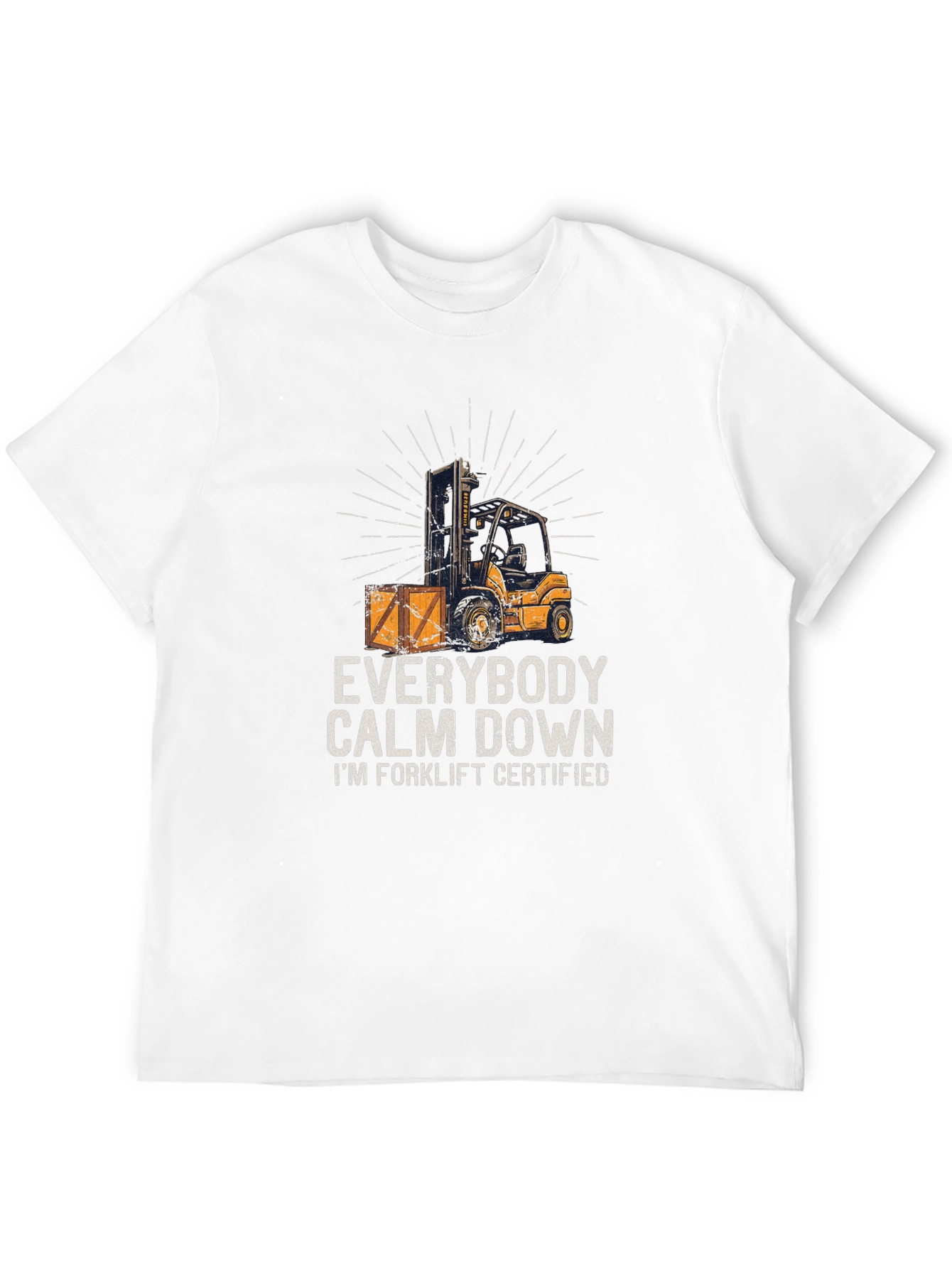 Funny Forklift Certified T-Shirt