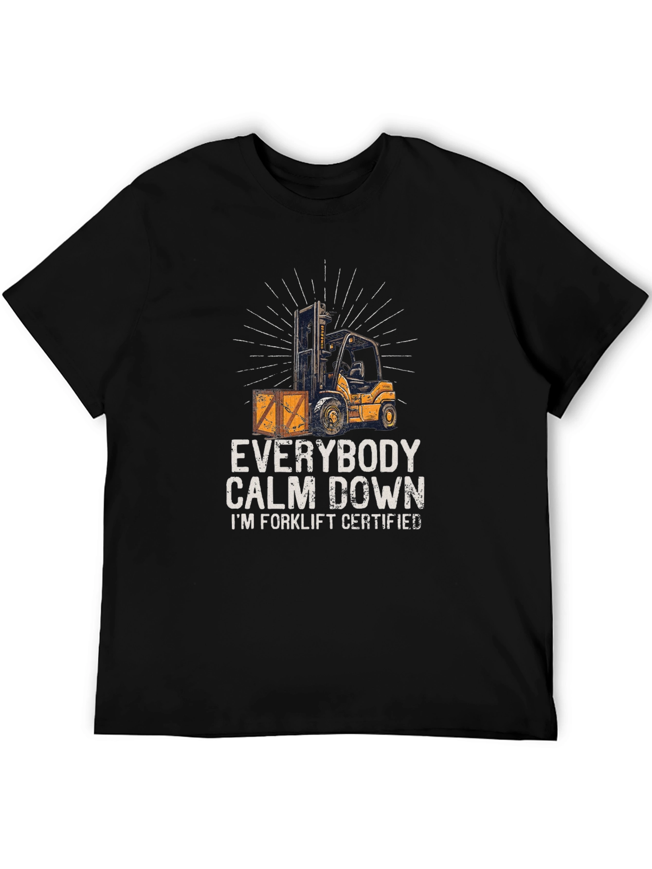 Funny Forklift Certified T-Shirt