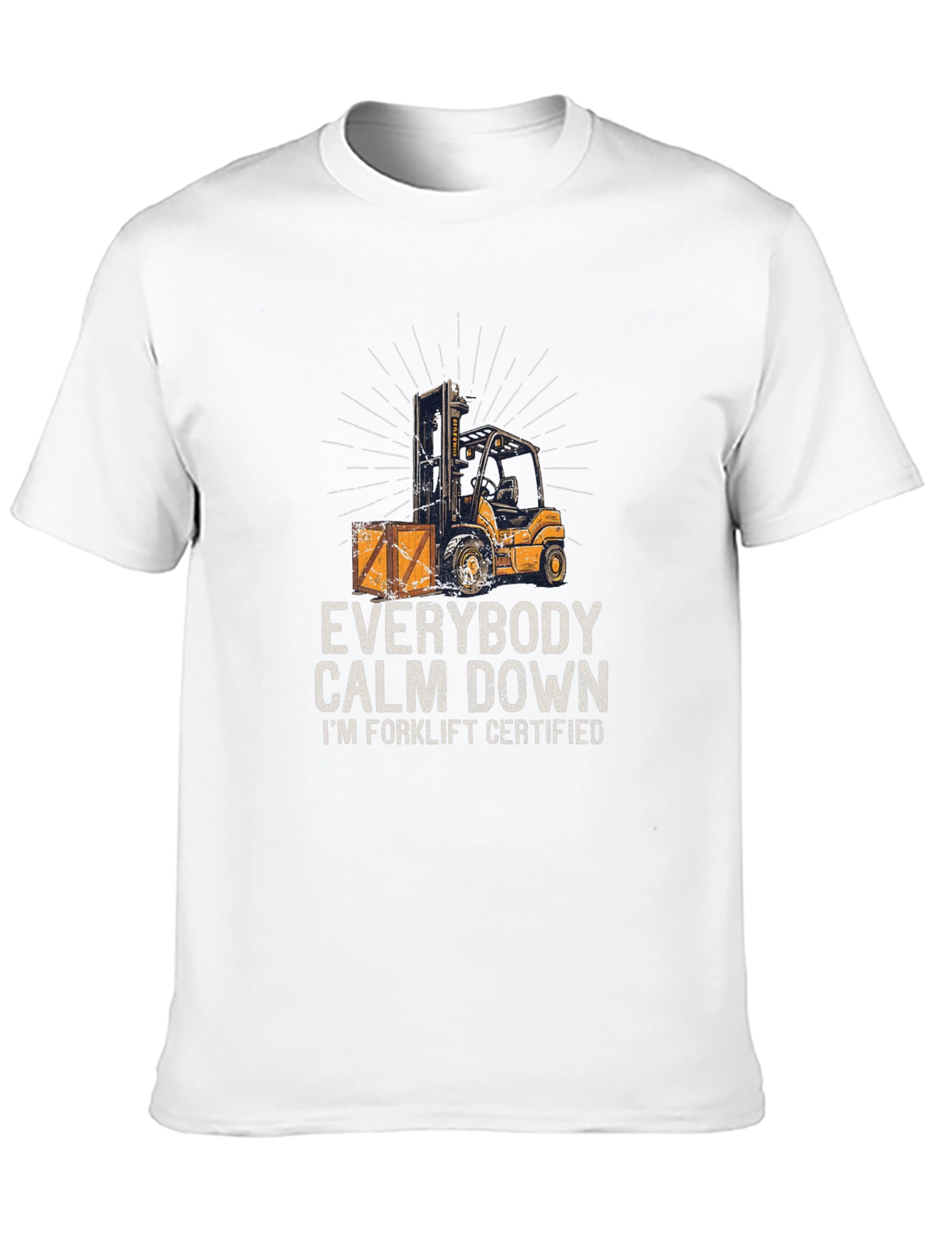 Funny Forklift Certified T-Shirt