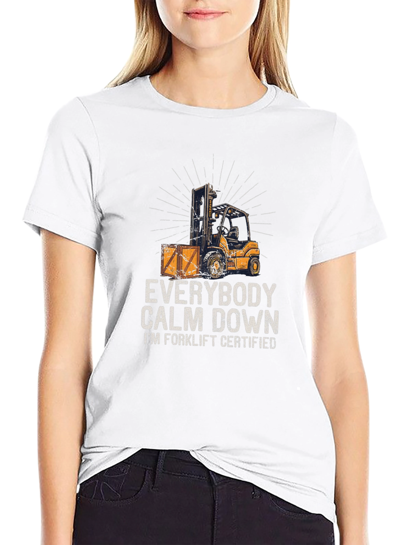 Funny Forklift Certified T-Shirt