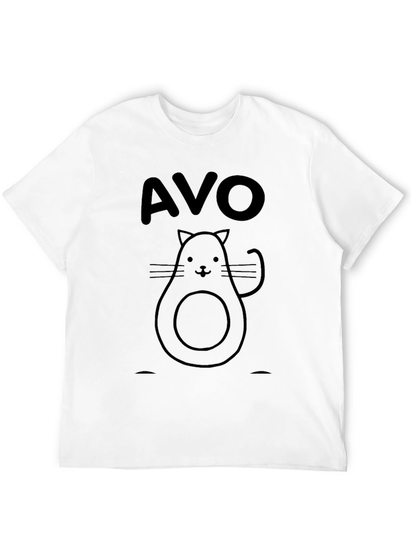 Avo Cat T-Shirt - Avocado Kitty Graphic Tee