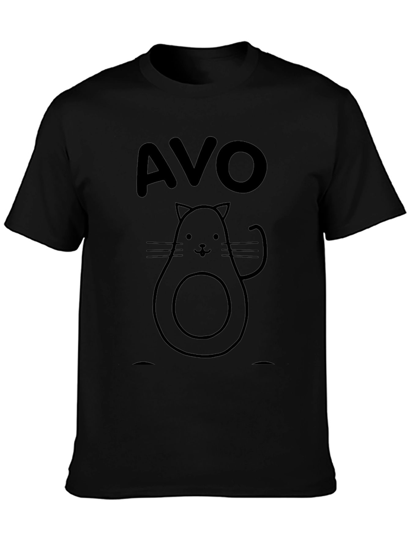 Avo Cat T-Shirt - Avocado Kitty Graphic Tee