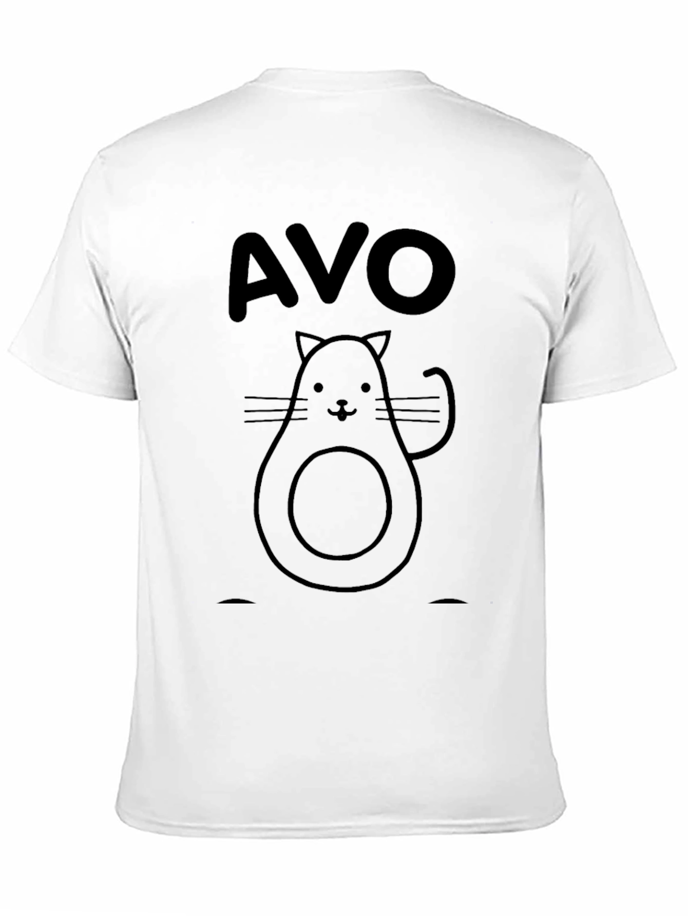 Avo Cat T-Shirt - Avocado Kitty Graphic Tee