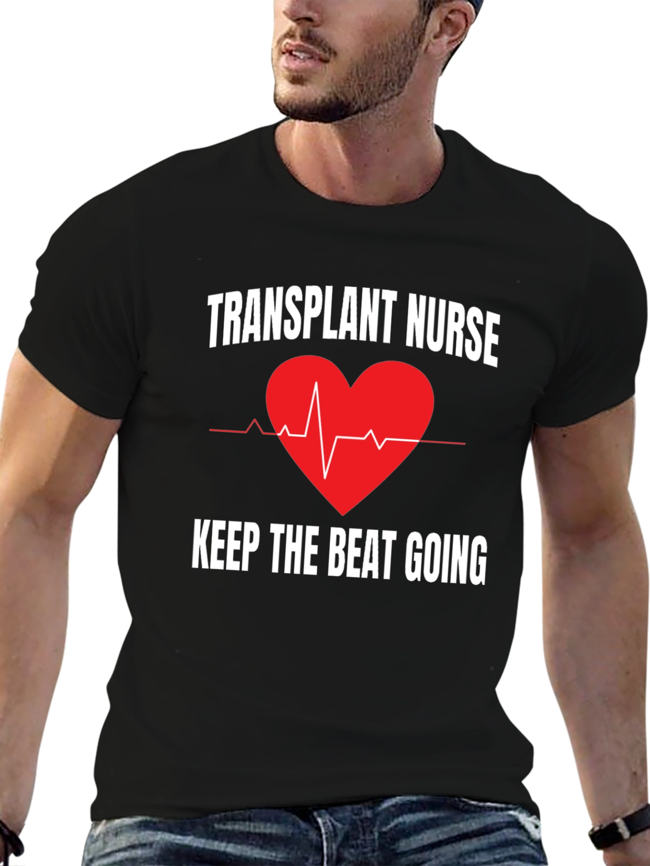 Transplant Nurse Keep the Beat Going T-Shirt