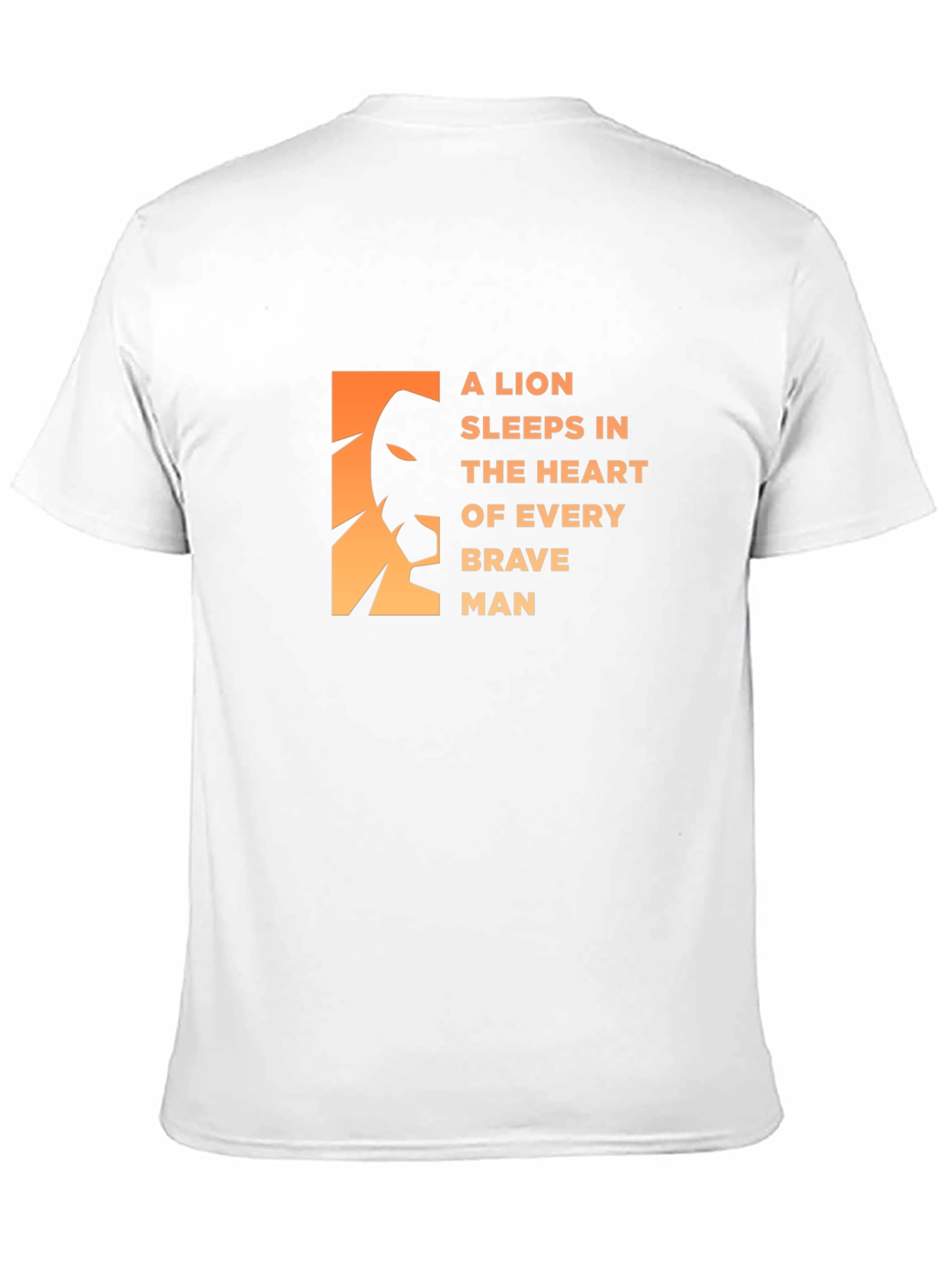 Lion Heart Mens Black Graphic Tee