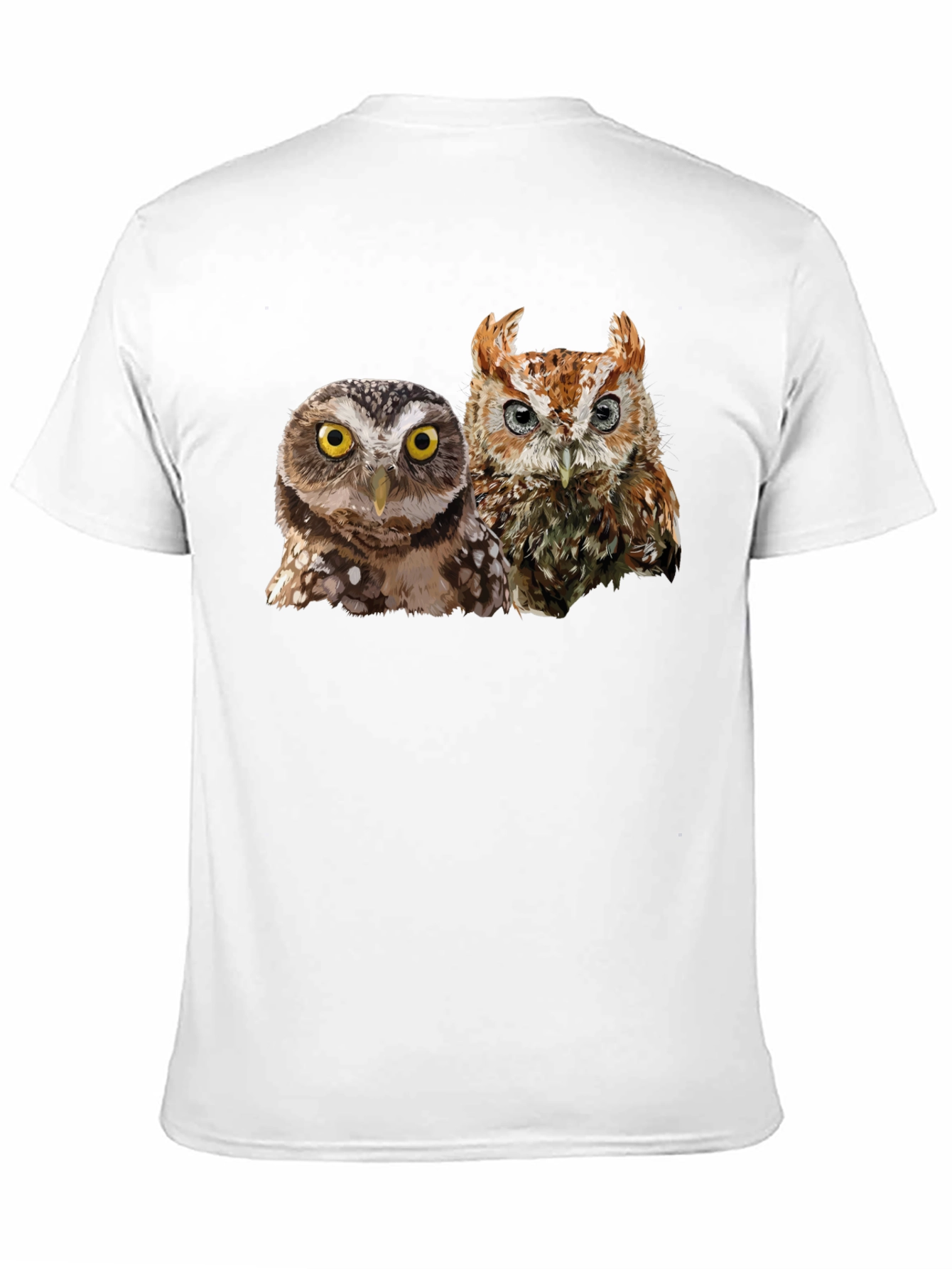 Owl Duo Graphic Tee - Mens Black T-Shirt