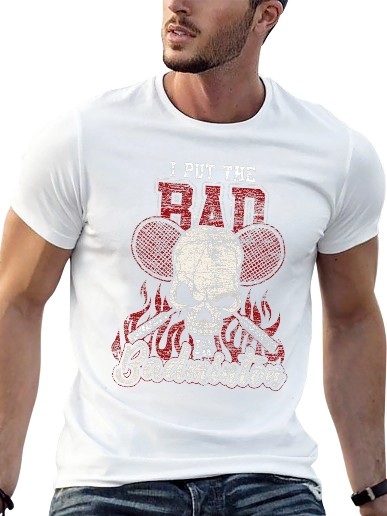 I Put The Bad In Badminton T-Shirt