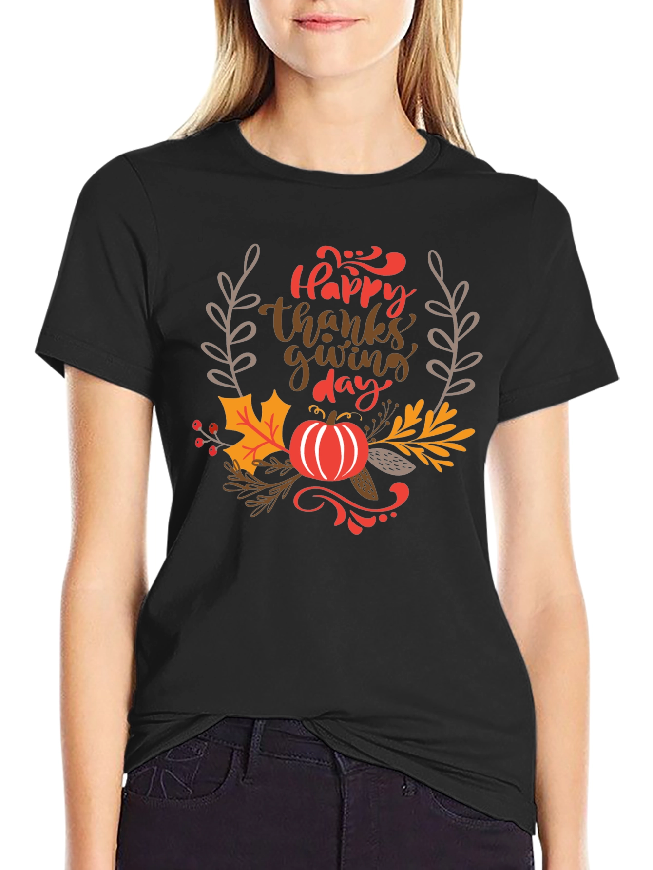 Happy Thanksgiving Day Graphic Tee