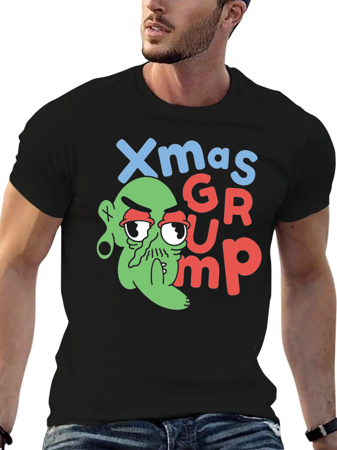 Xmas Grump Tee - Holiday Humor Shirt