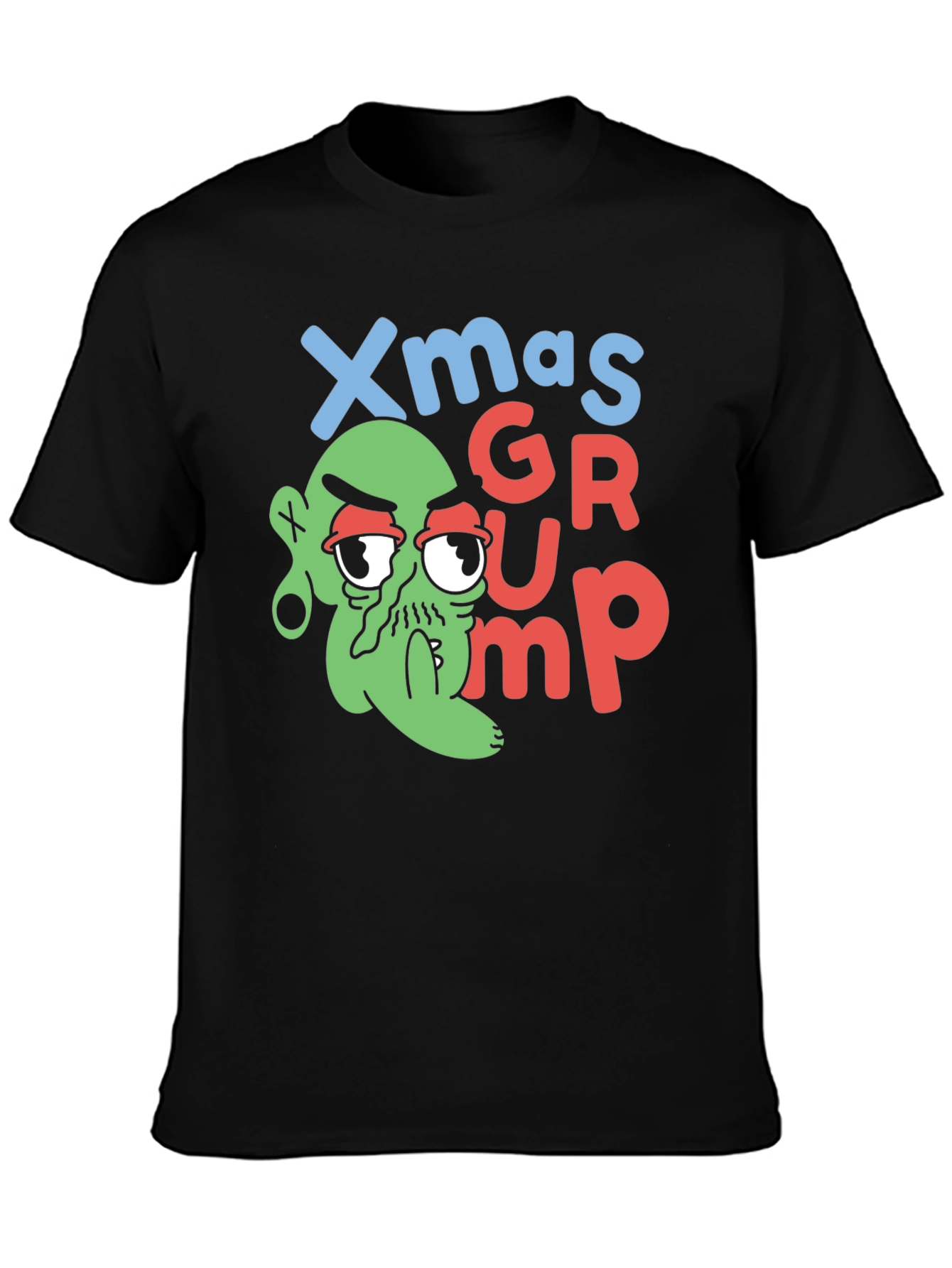 Xmas Grump Tee - Holiday Humor Shirt