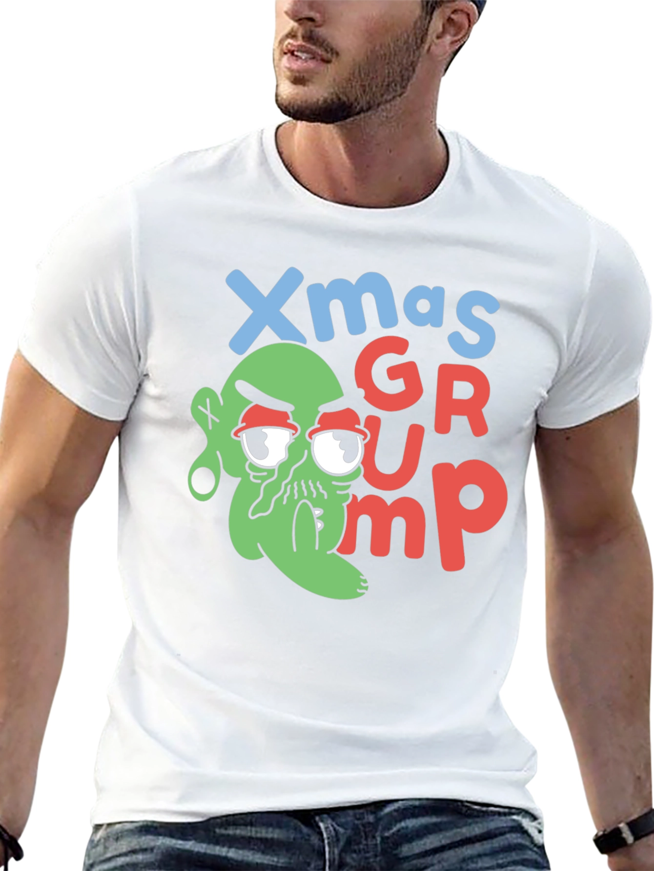 Xmas Grump Tee - Holiday Humor Shirt
