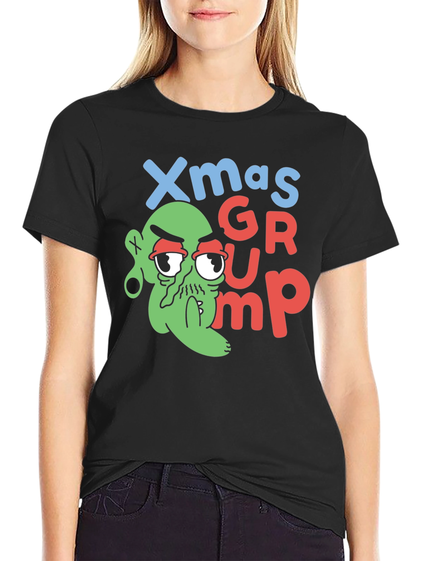 Xmas Grump Tee - Holiday Humor Shirt