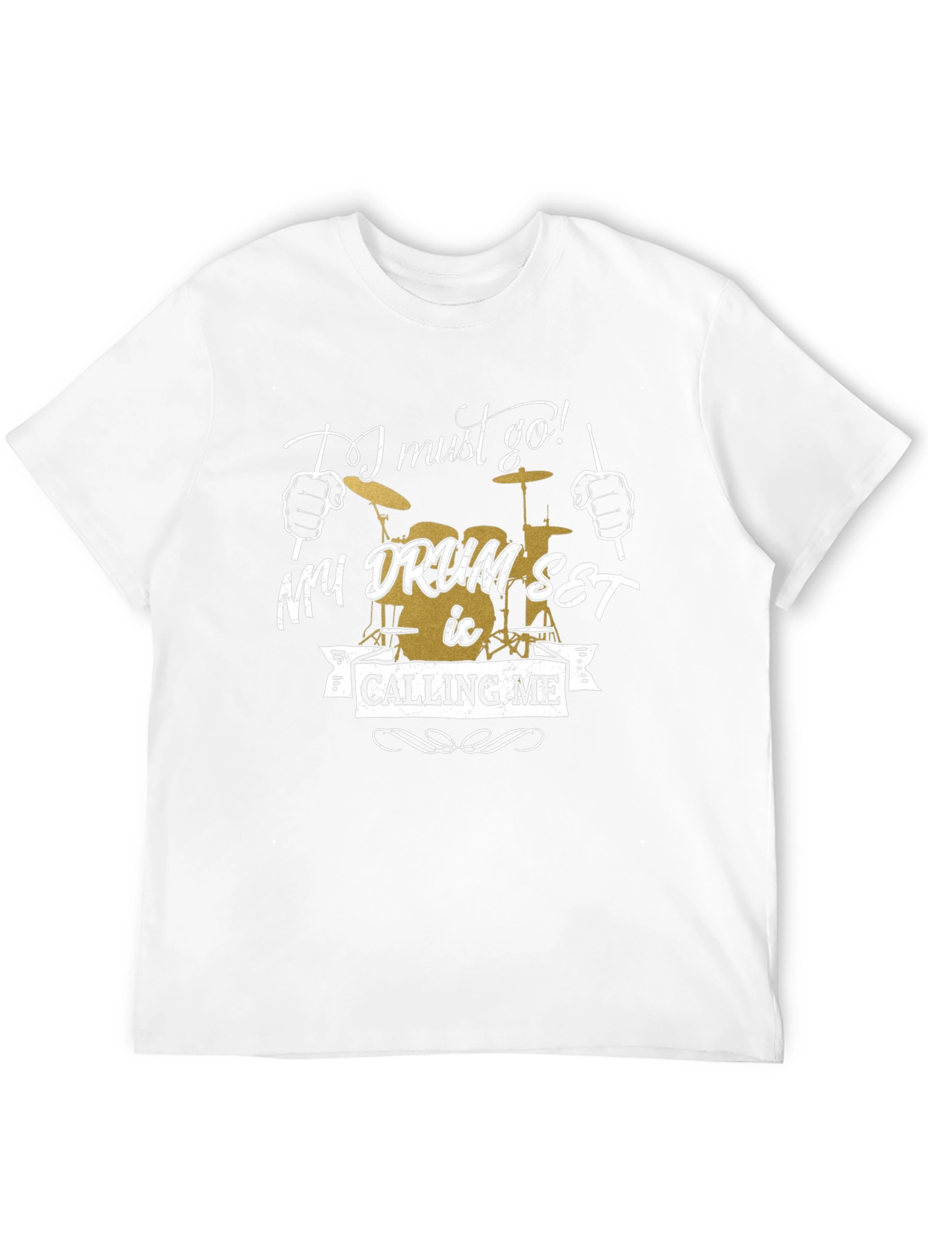 Drum Set Calling Me Graphic Tee