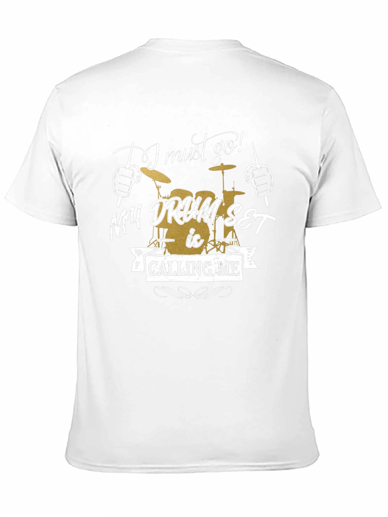 Drum Set Calling Me Graphic Tee