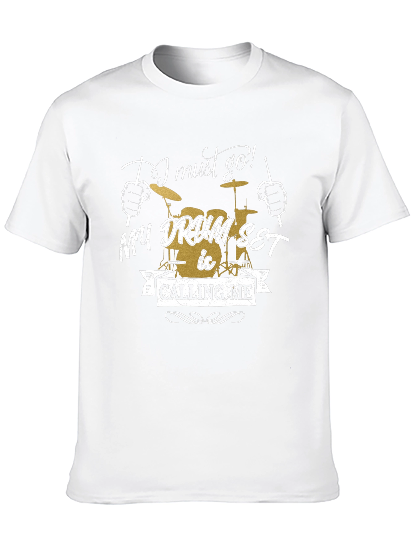 Drum Set Calling Me Graphic Tee