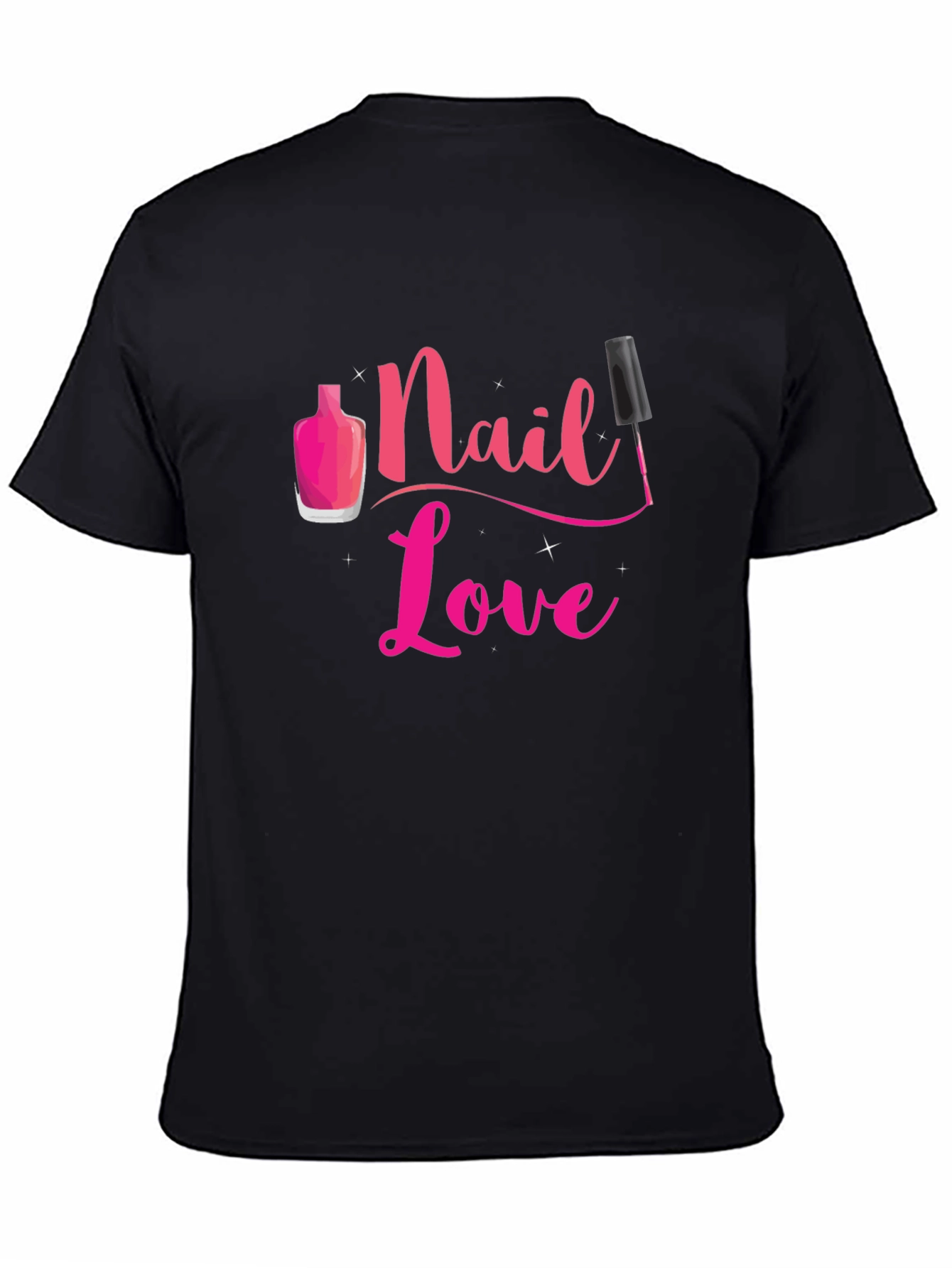 Nail Love T-Shirt - Stylish Manicure Design