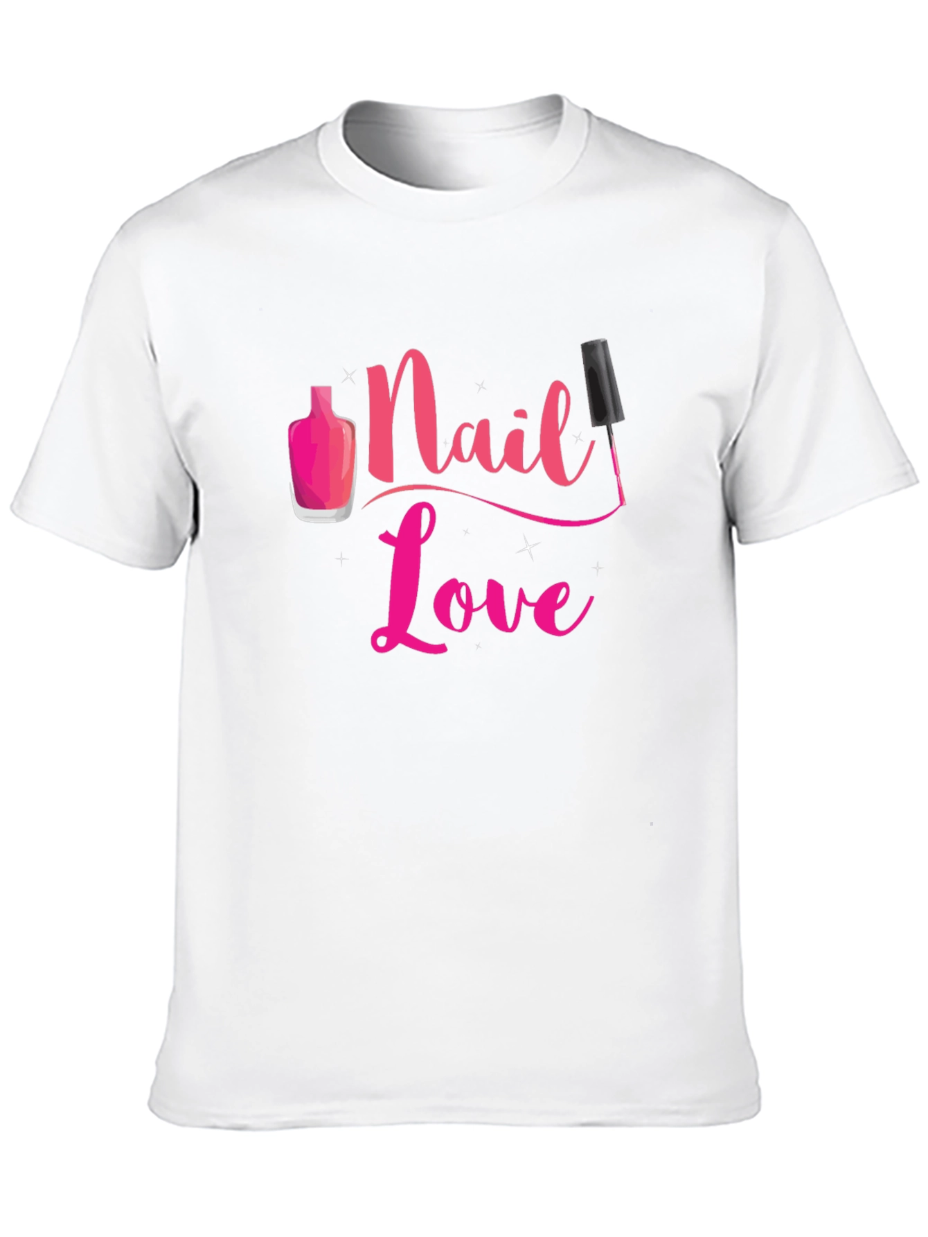 Nail Love T-Shirt - Stylish Manicure Design