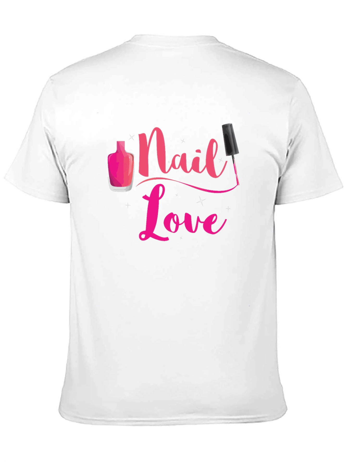 Nail Love T-Shirt - Stylish Manicure Design