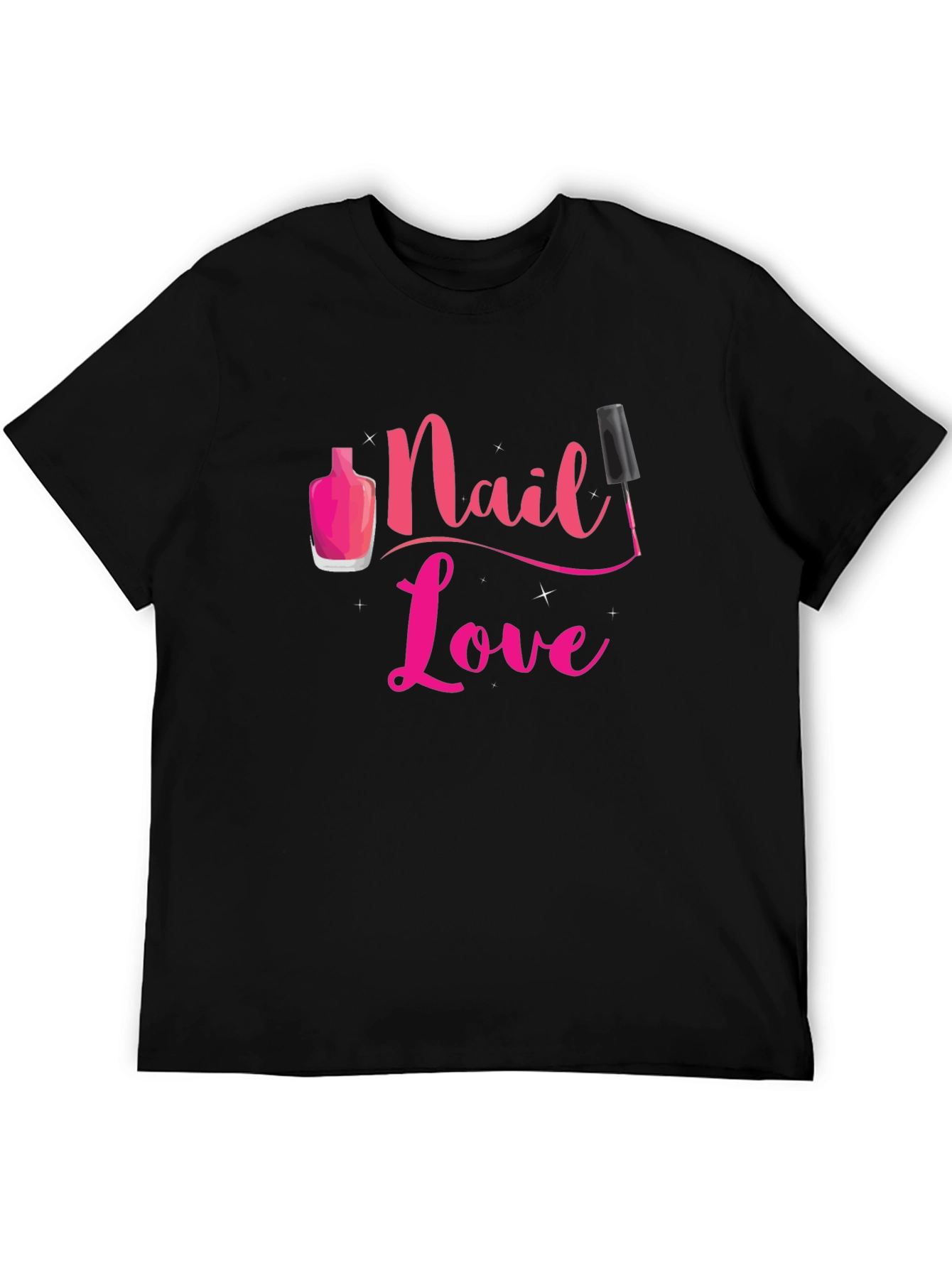 Nail Love T-Shirt - Stylish Manicure Design