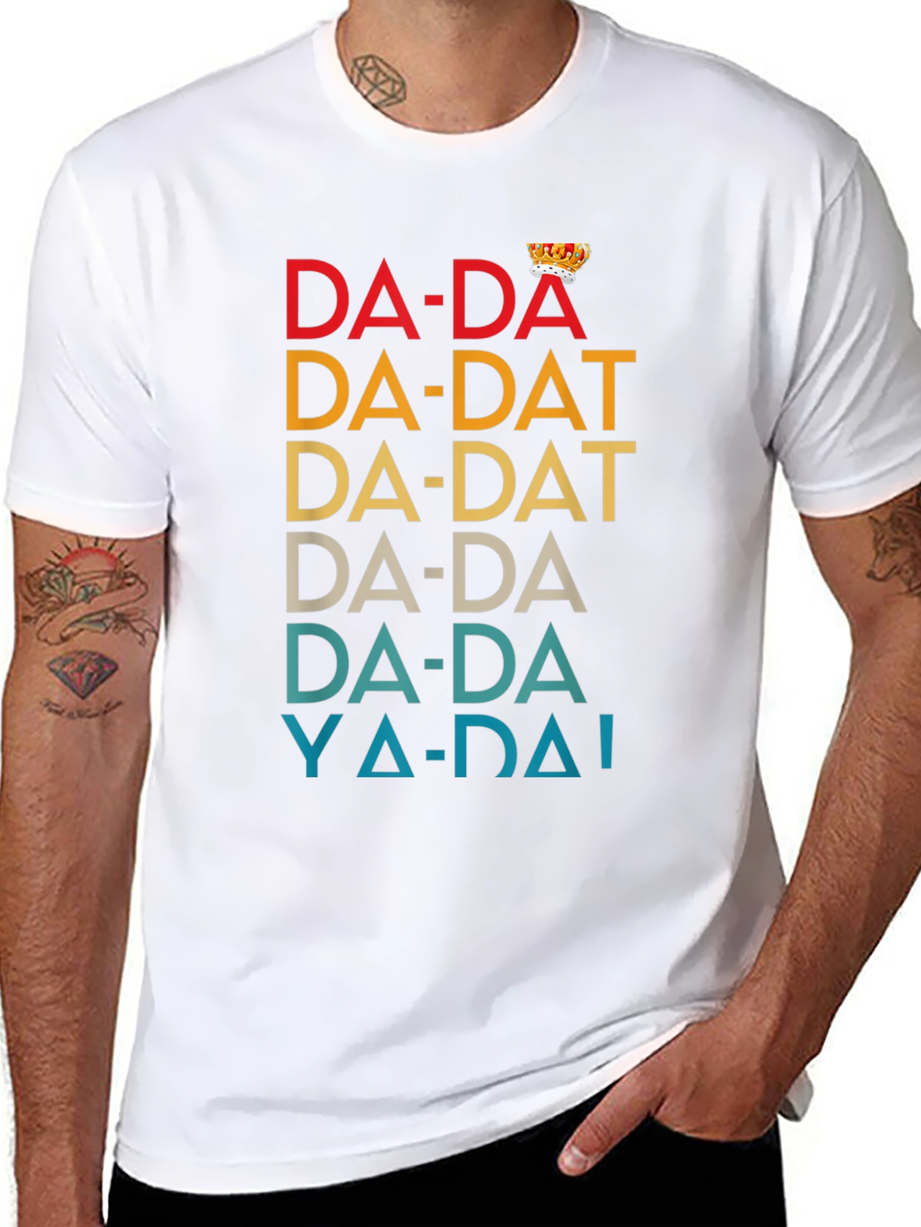Da-Da King T-Shirt - Retro Dad Humor