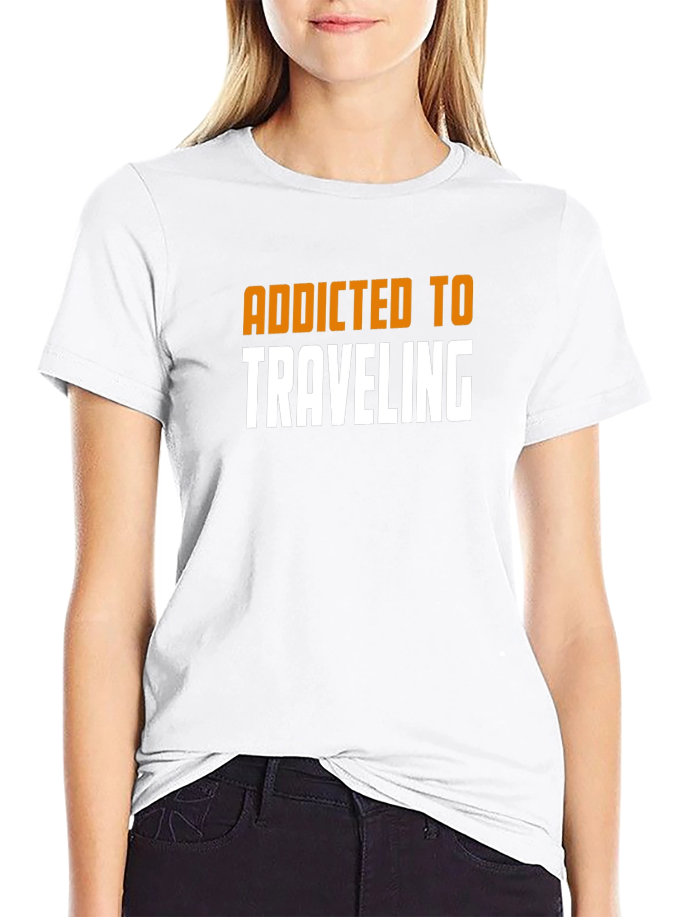 Addicted to Traveling T-Shirt - Black
