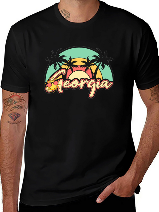 Georgia Retro Beach T-Shirt