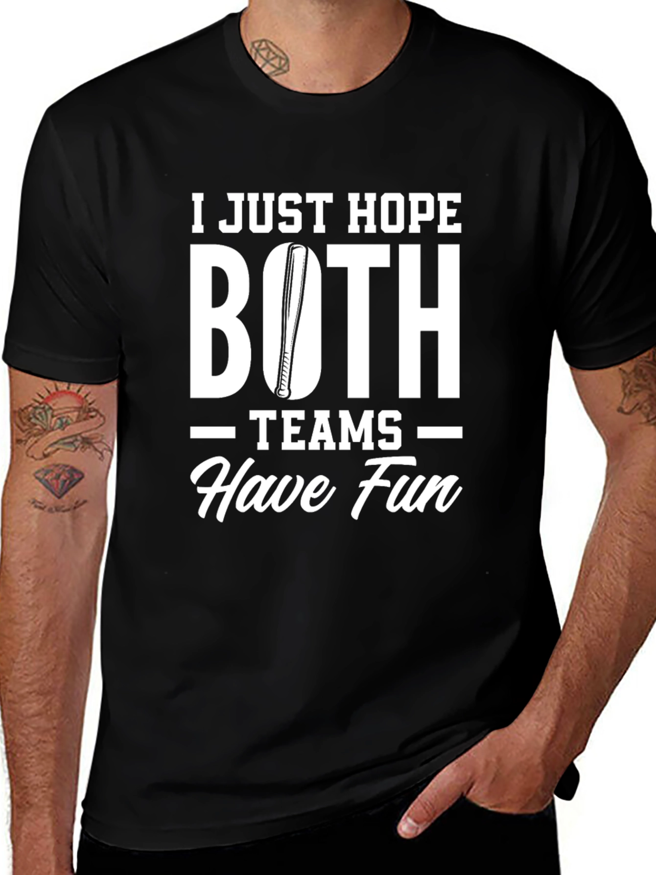 Baseball Fan T-Shirt - Hope Both Teams Have Fun