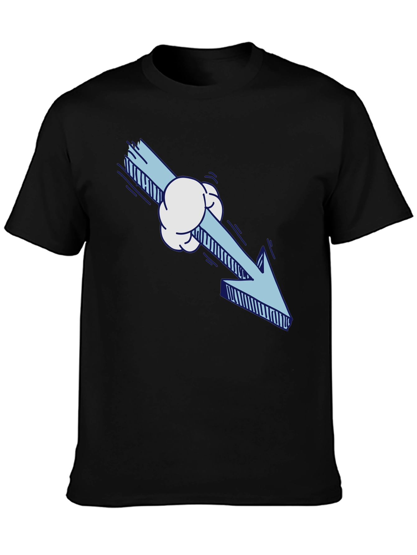 Cartoon Arrow T-Shirt - Novelty Graphic Tee