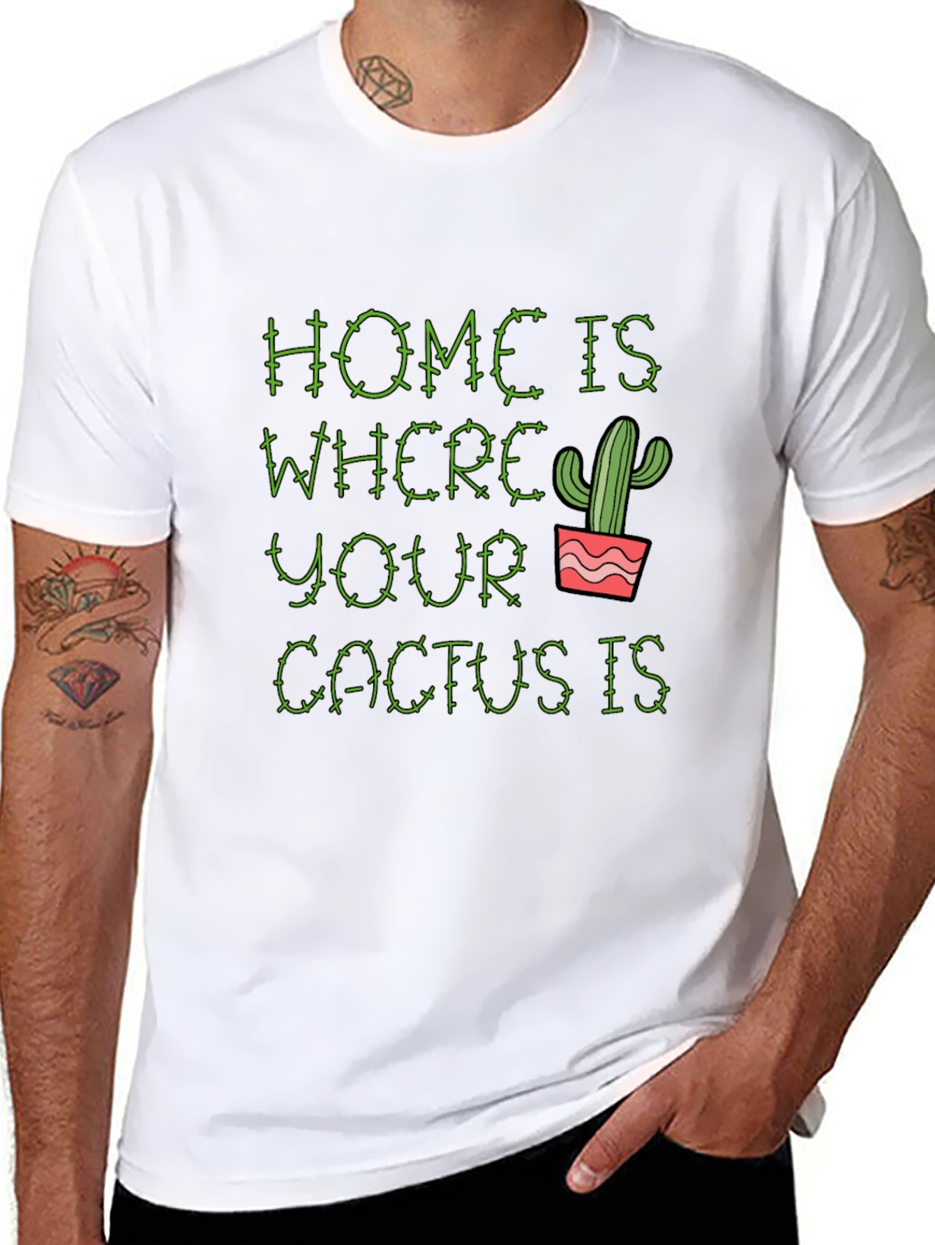 Home is Where Your Cactus Is T-Shirt