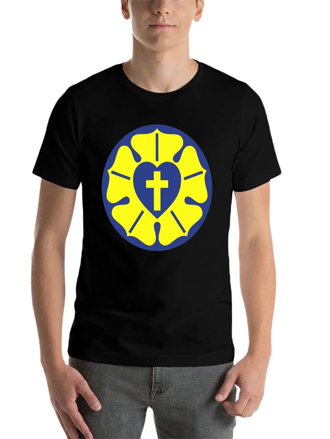 VA051 Luther Rose Stylish Everyday T-Shirt – Unisex Basic Cotton Tee