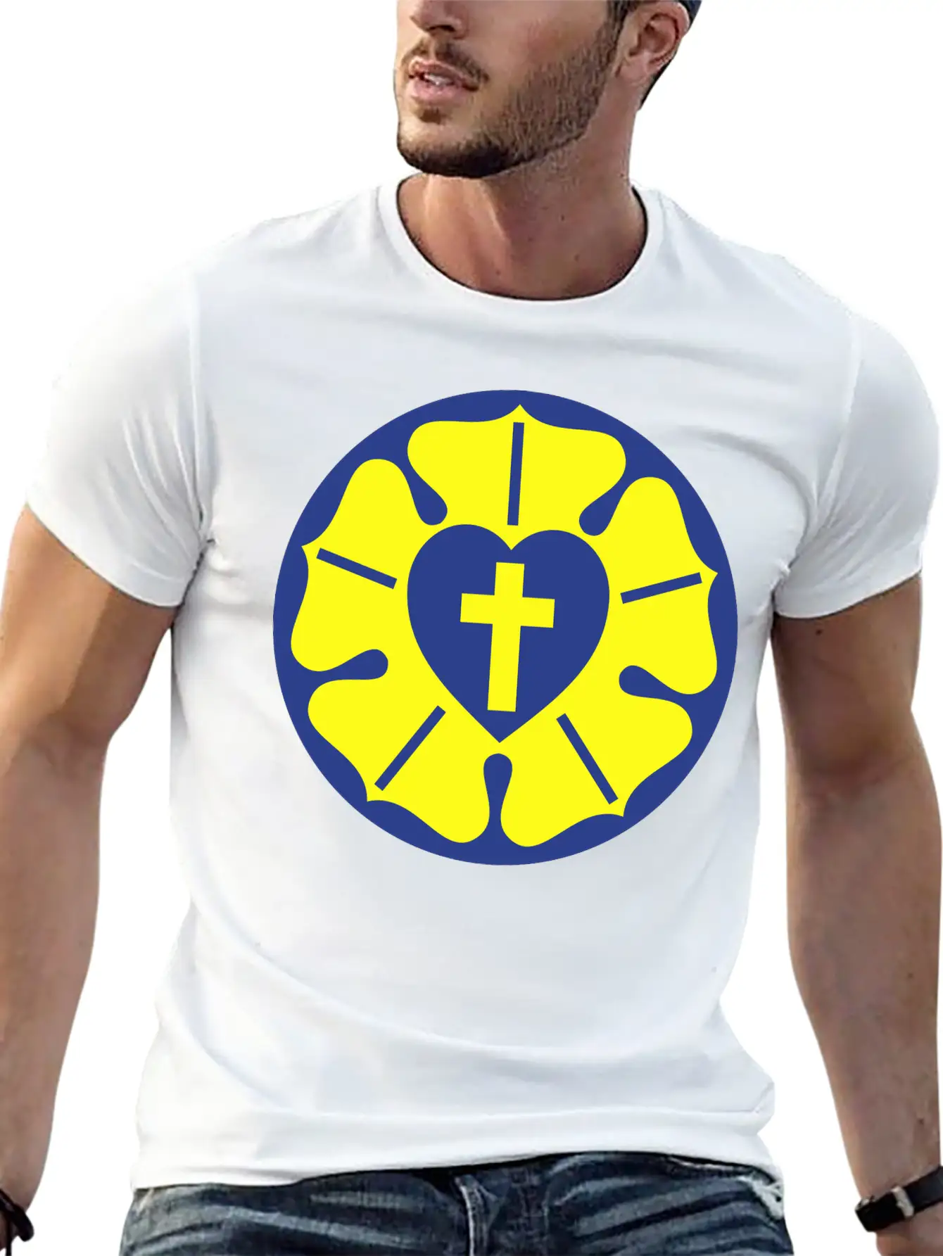 VA051 Luther Rose Stylish Everyday T-Shirt – Unisex Basic Cotton Tee