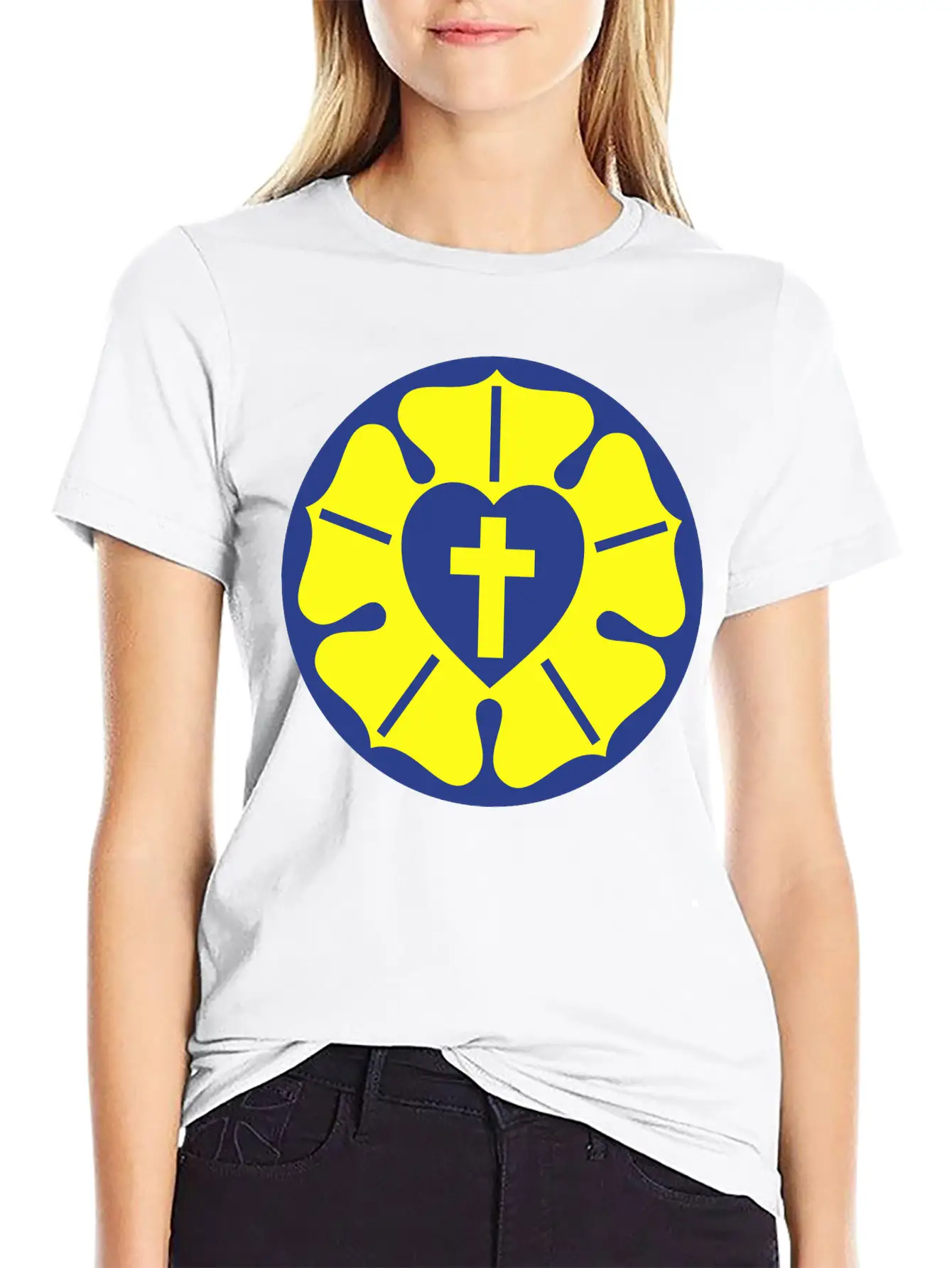 VA051 Luther Rose Stylish Everyday T-Shirt – Unisex Basic Cotton Tee