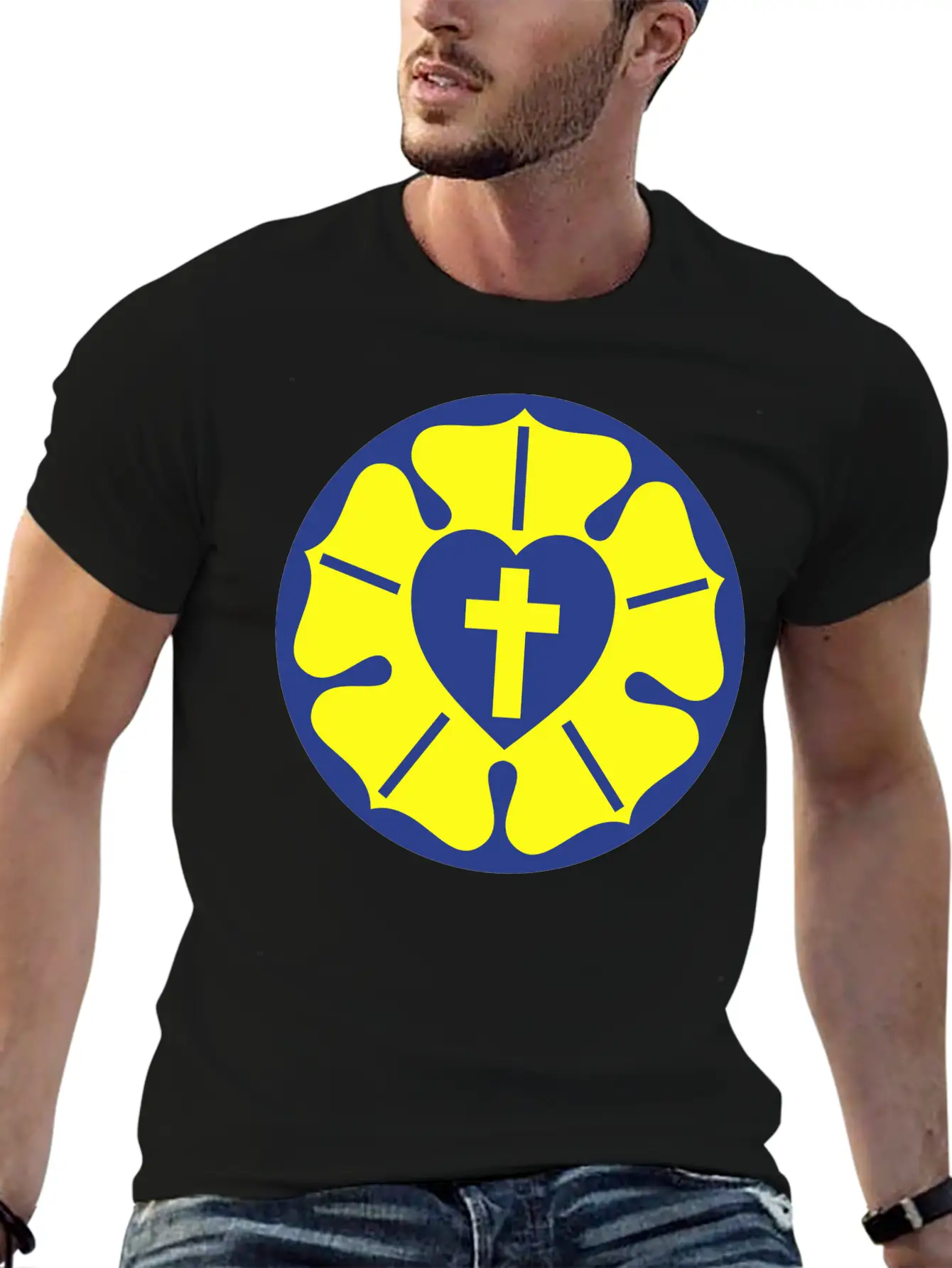 VA051 Luther Rose Stylish Everyday T-Shirt – Unisex Basic Cotton Tee