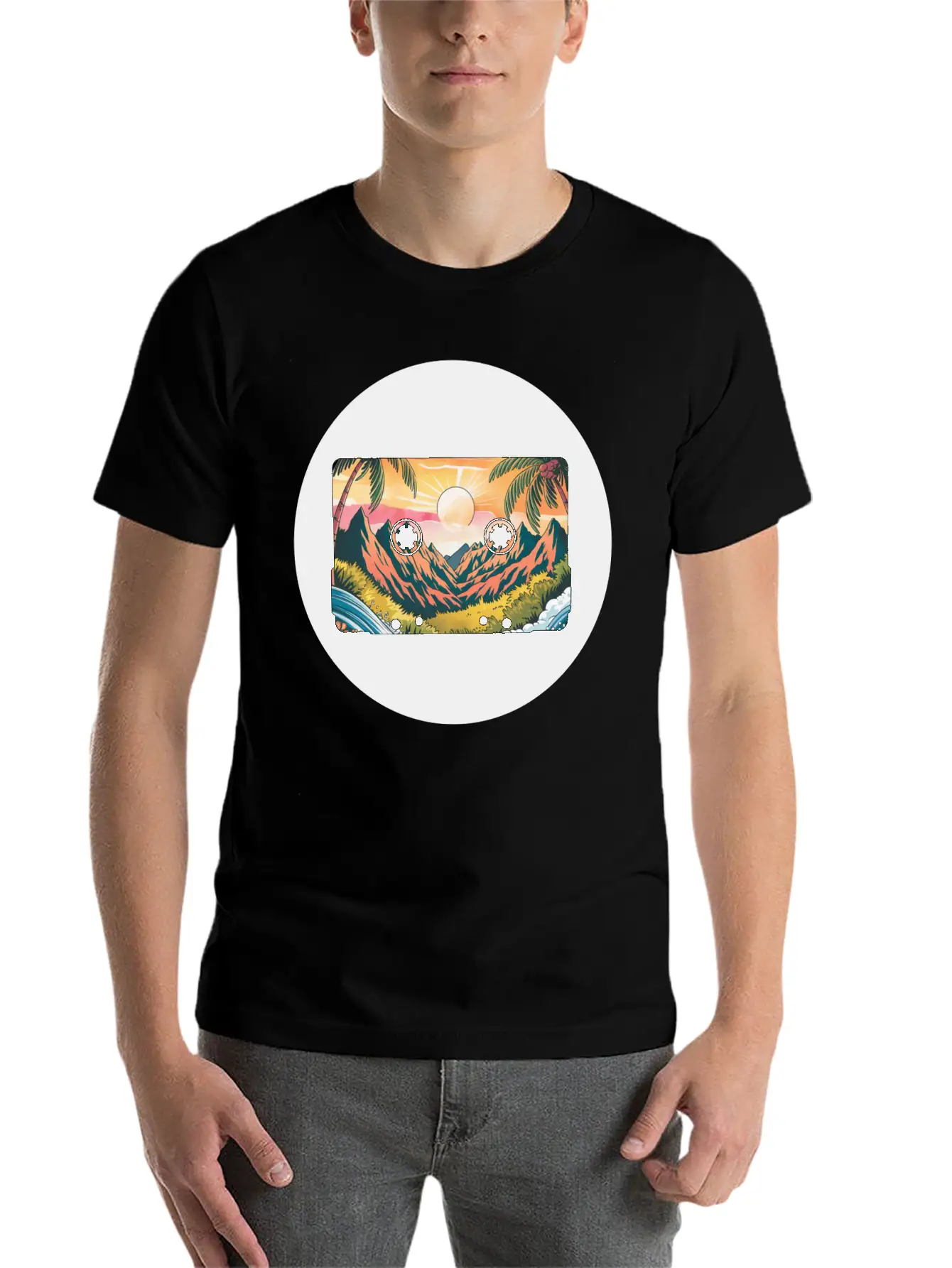 Vacation Cassette Stylish Everyday T-Shirt – Unisex Basic Cotton Tee